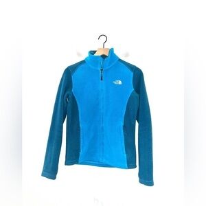 THE NORTH FACE Colorblock Polartec Fleece Zip Coat Jacket Size Small